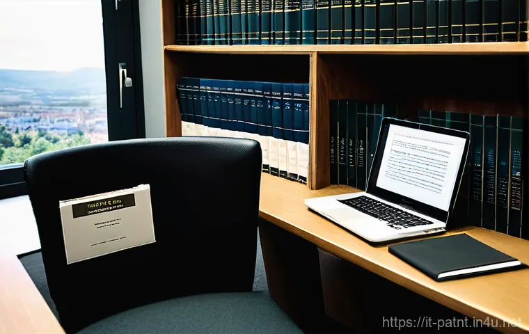 변리사 시험을 위한 필수 자료 - **Prompt 1: The Aspiring IP Professional's Study Session**
A young, determined professional, in ...